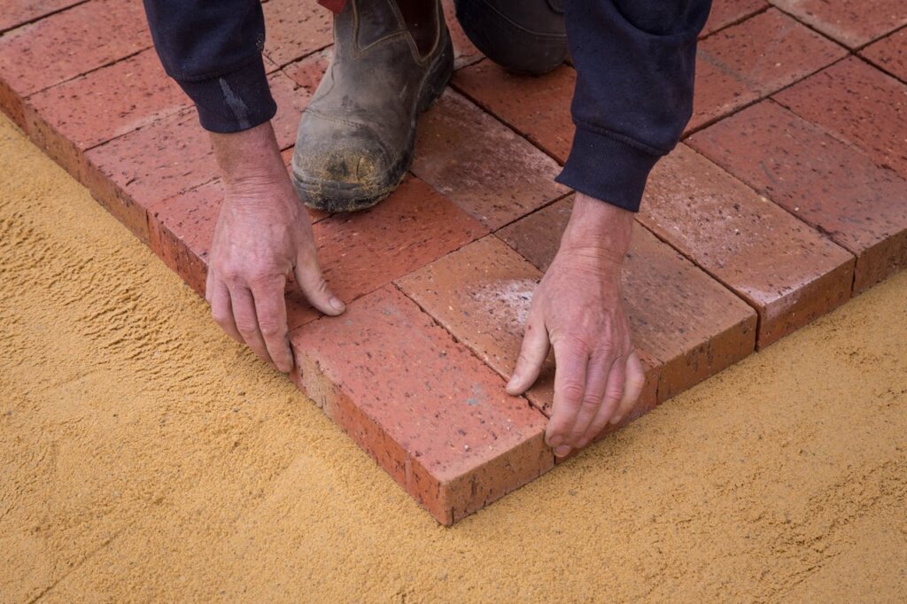 What Kind of Sand Goes Between Brick Pavers