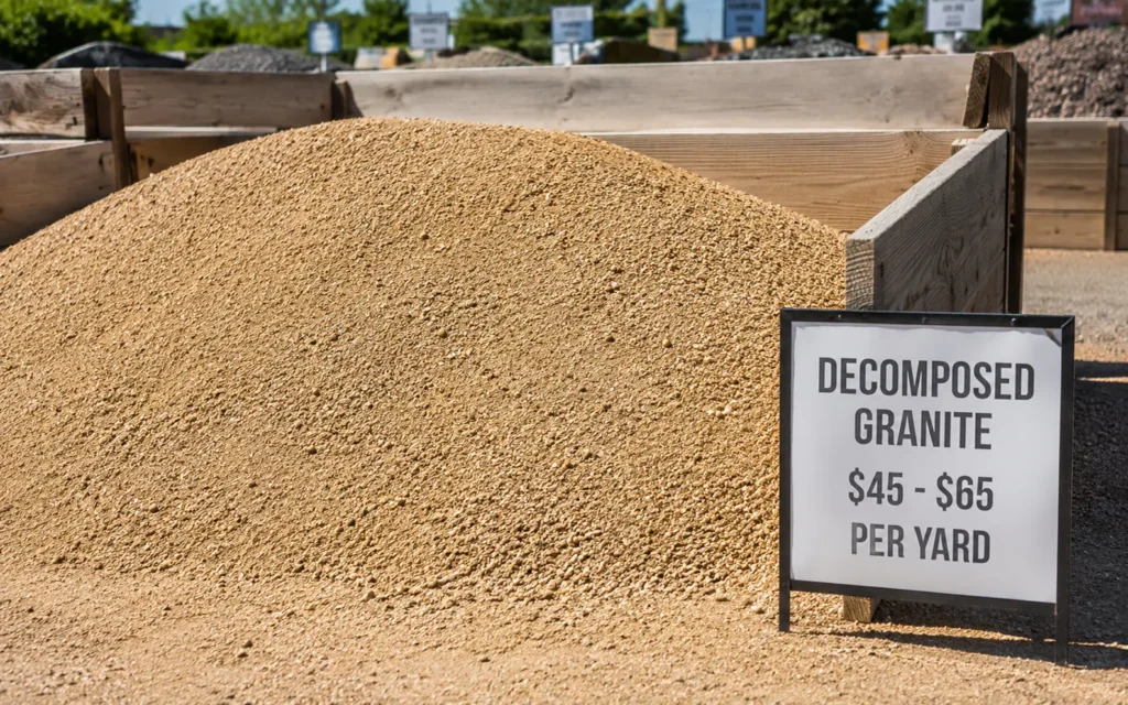 How Much Does Decomposed Granite Cost Per Yard