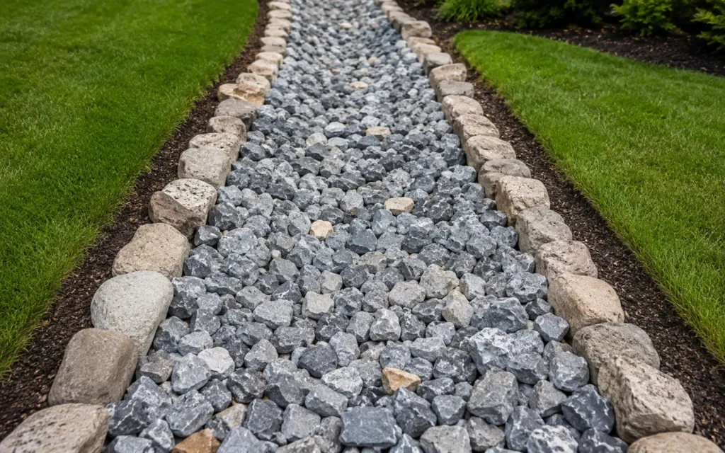 What Is the Best Rock for a Drainage Channel
