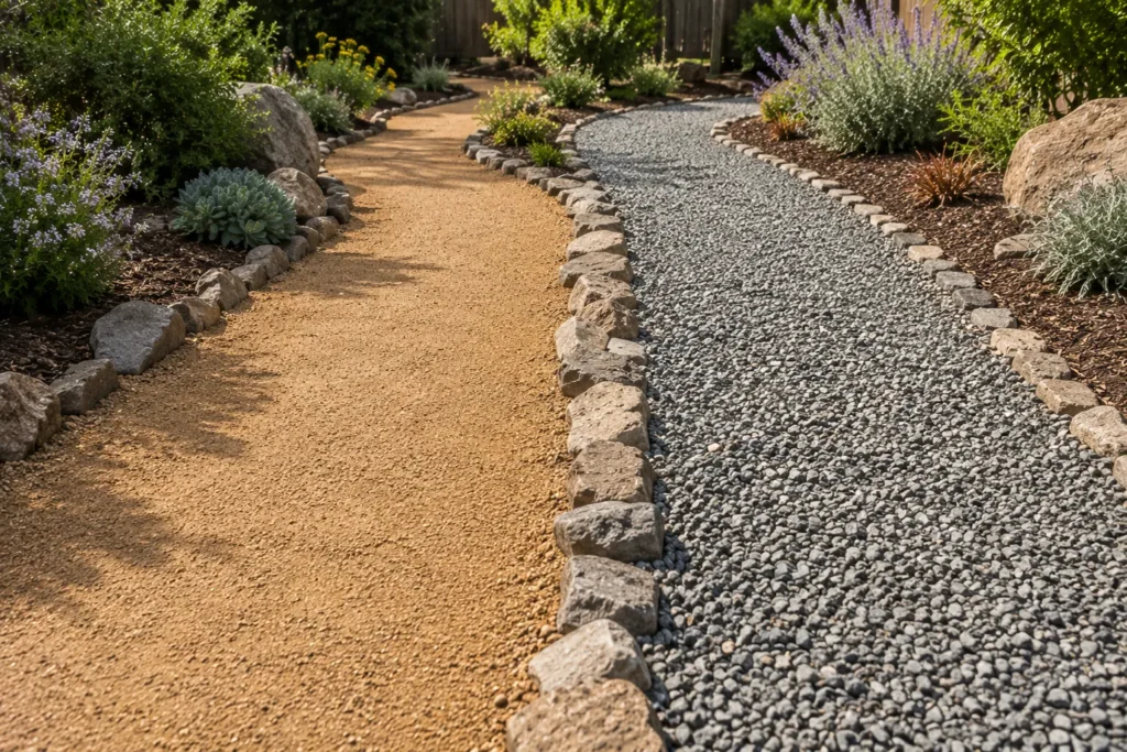 Decomposed Granite vs. Gravel