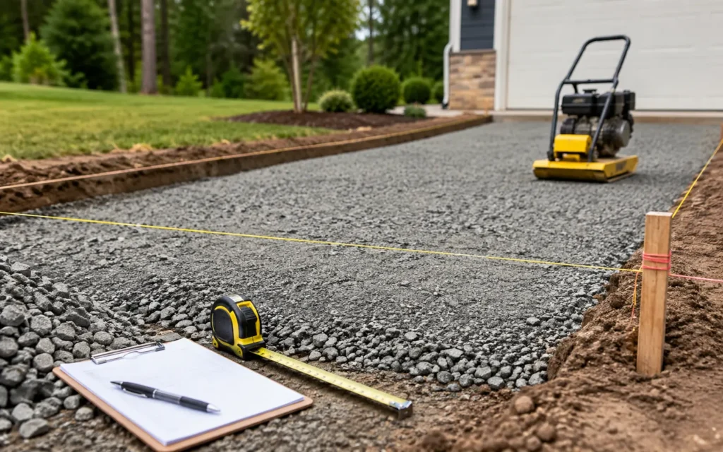 How to Calculate How Much Road Base You Need for a Driveway